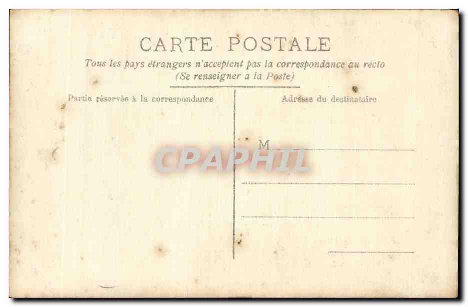 CARTE PHOTO Folklore Femme — Rückseite