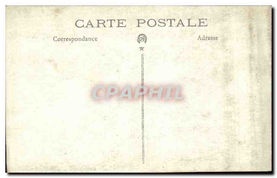 CARTE PHOTO Folklore Femme — Rückseite