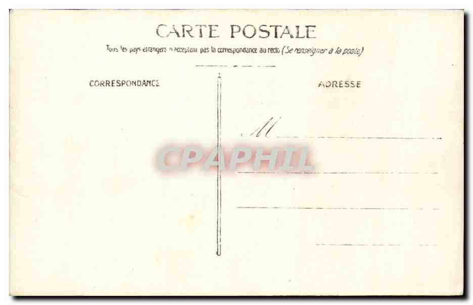 CARTE PHOTO Folklore Femmes — Verso