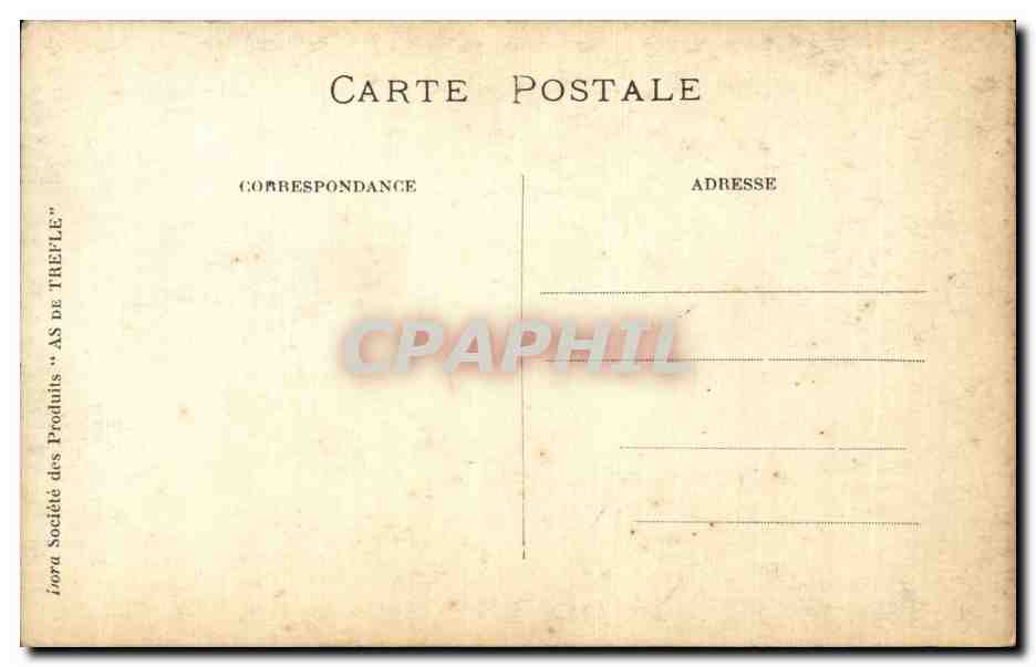 CARTE PHOTO Folklore Femme — Rückseite