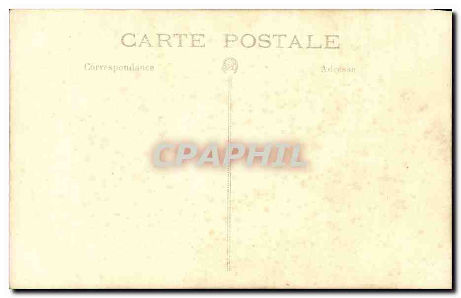 CARTE PHOTO Folklore Femme — Rückseite