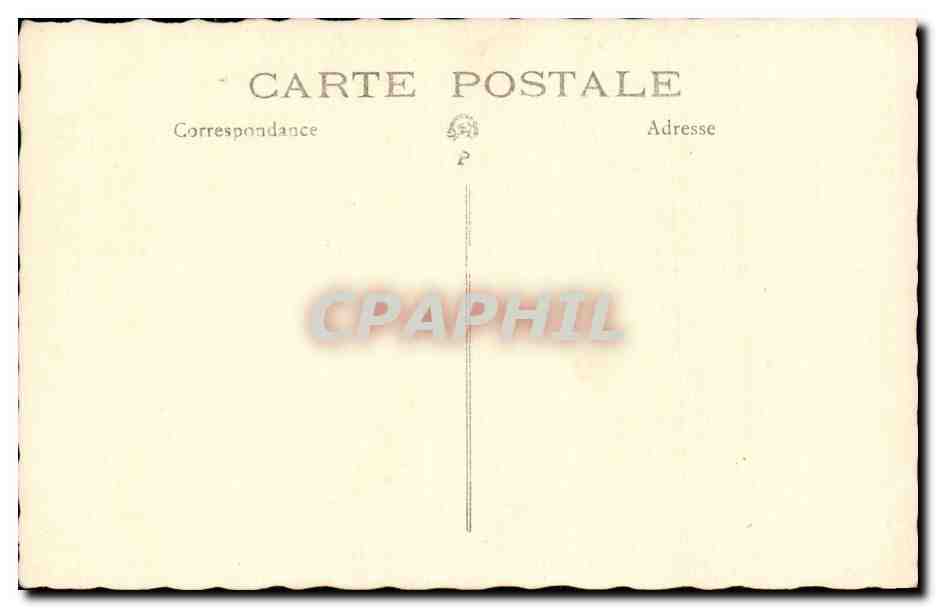 CARTE PHOTO Folklore Femme — Rückseite