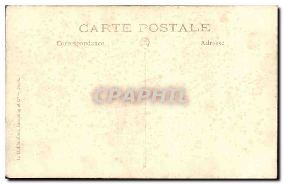 CARTE PHOTO Folklore Femme — Rückseite