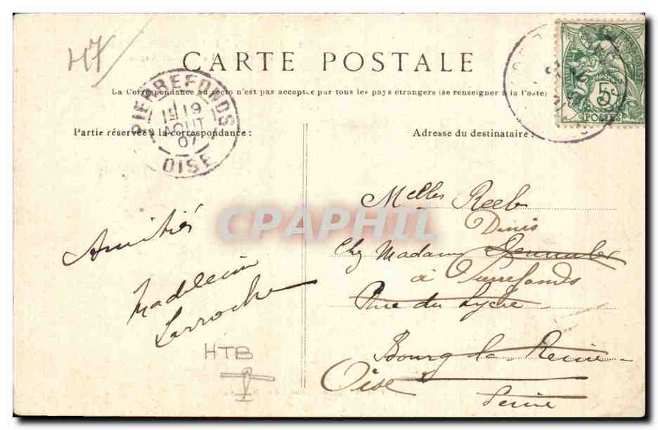 Villeneuve-sur-Lot — Le Pont - La Grande Arche — Coll. A. Astruc, phot.-édit., Bergerac — Rückseite