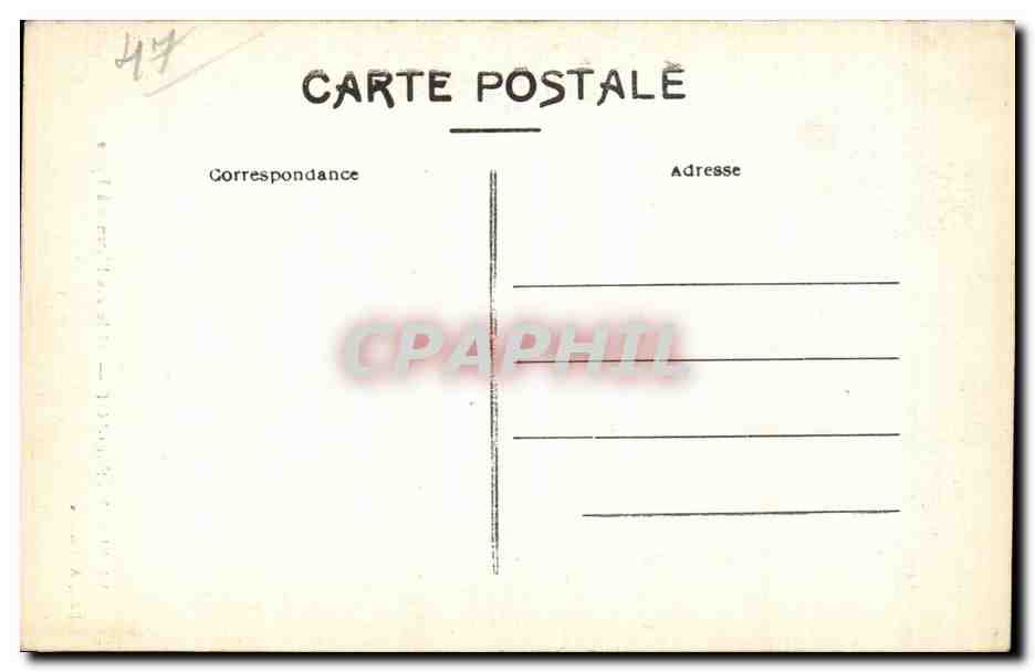 Villeneuve-sur-Lot — Allée des Platanes à Eysse — Edit. A. Lacoste — Rückseite