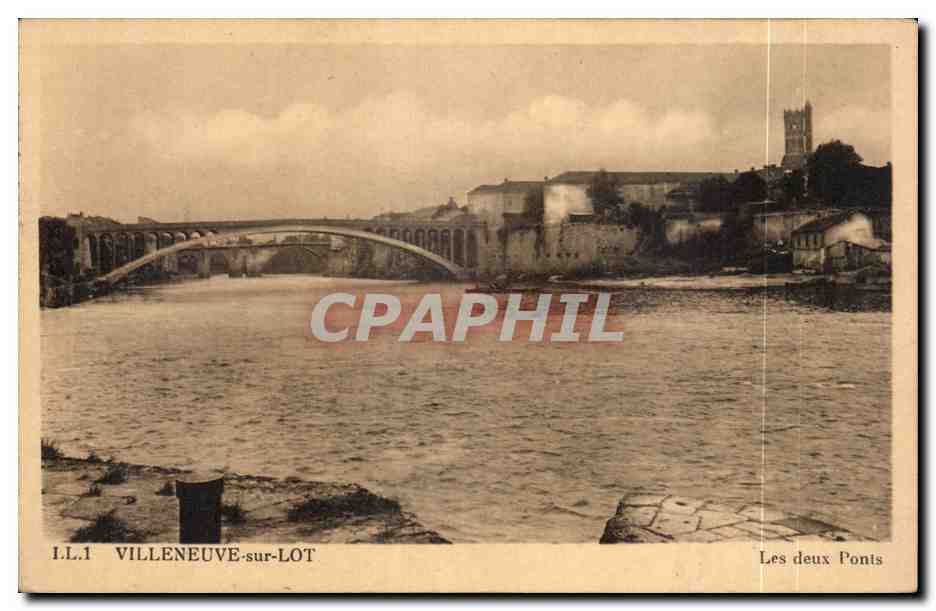 Villeneuve-sur-Lot — Les deux Ponts — I.L.L. n°1