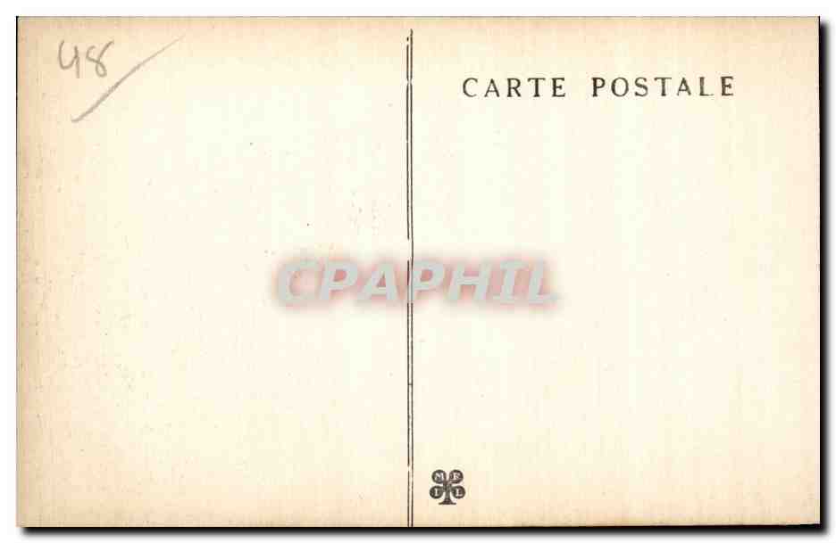 CPA Gorges du Tarn Chateau de la Caze — Rückseite