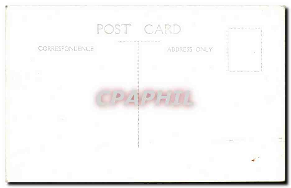 CARTE PHOTO Femme  — Verso