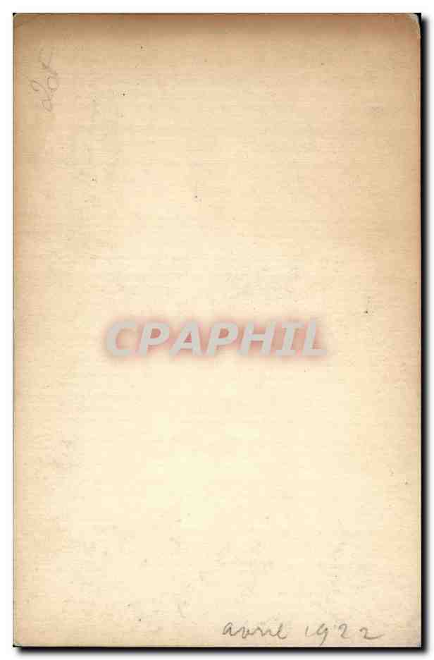 Dos chicas — delante de un muro de ladrillos — CPAPHIL abril 1922 — Reverso