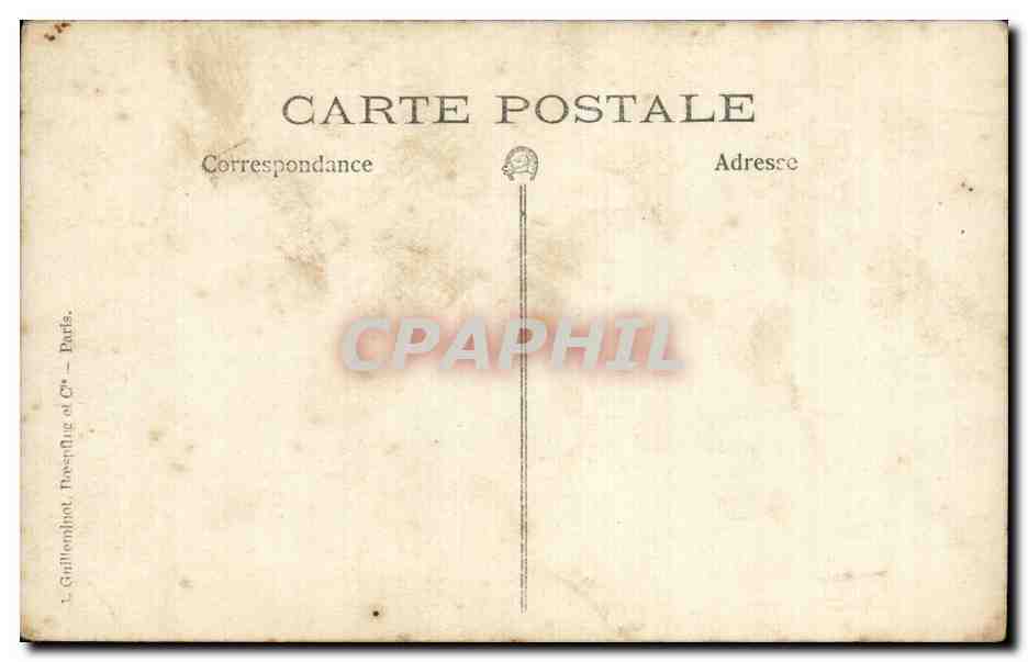 CARTE PHOTO Femme  — Rückseite