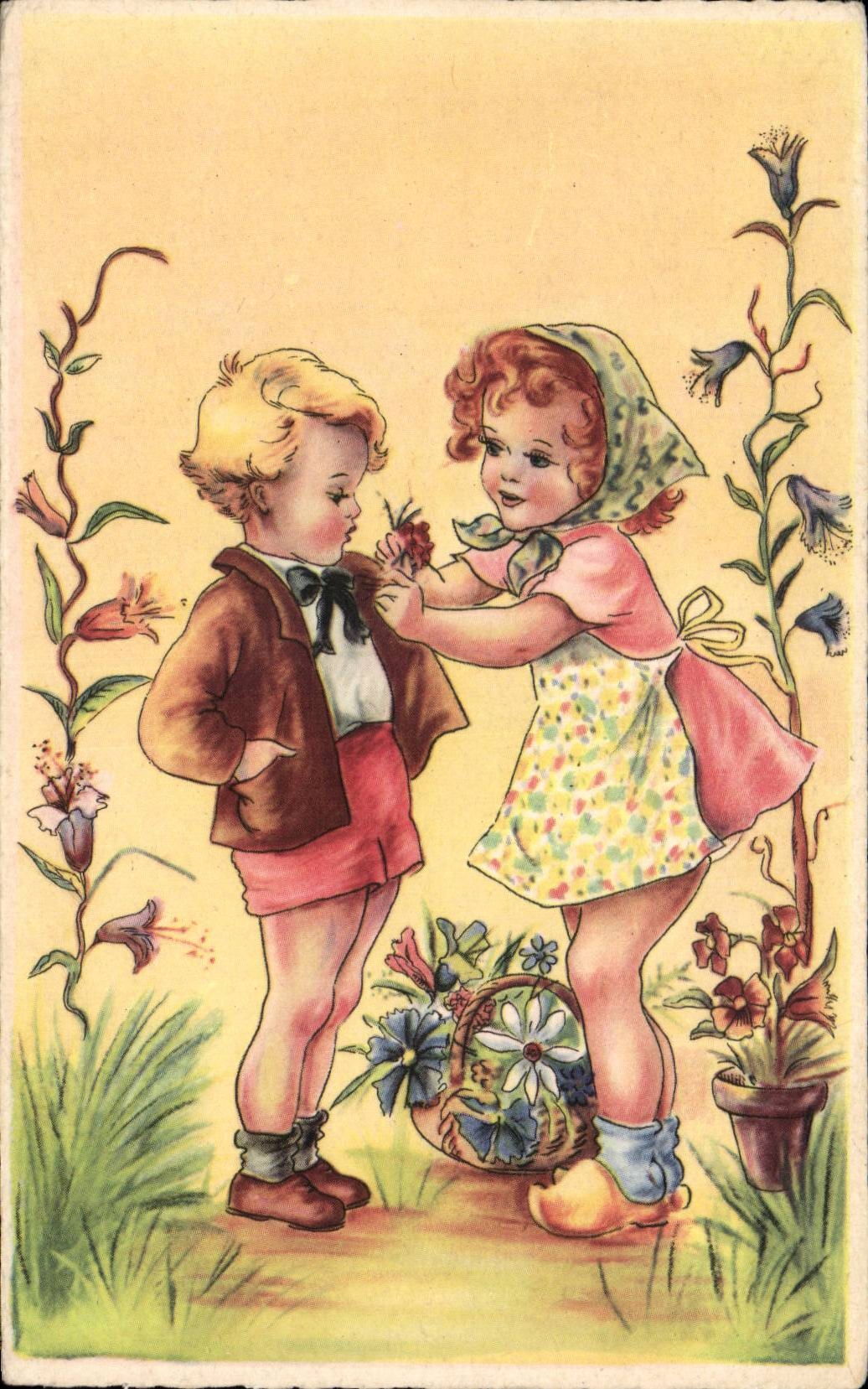 CPA Fantaisie Enfants