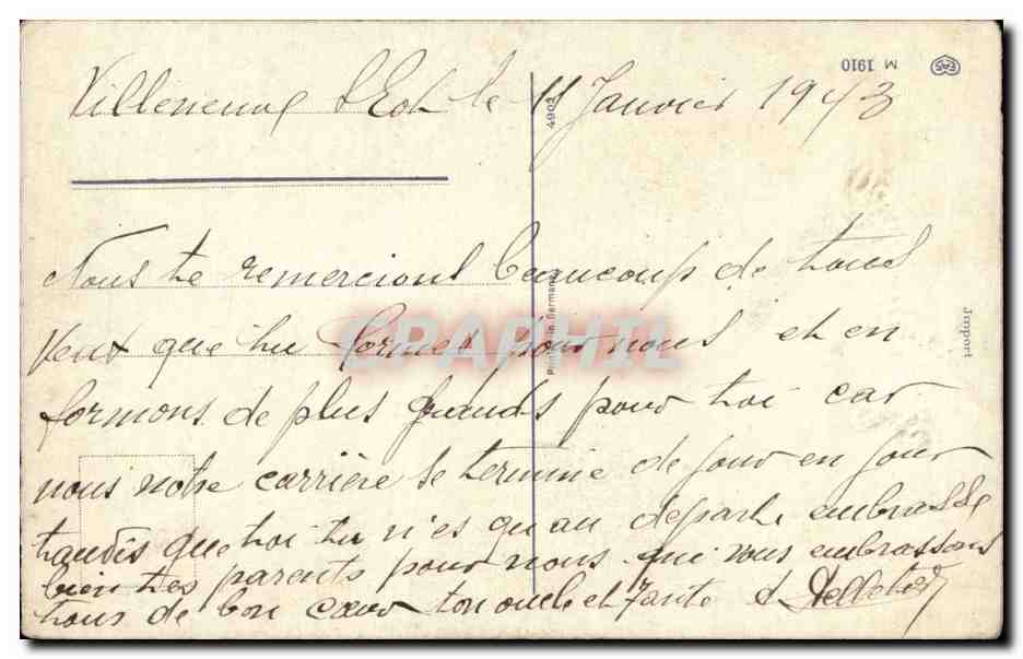 CPA Fantaisie Enfants — Rückseite