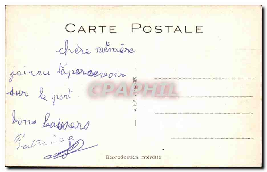 CPA Humour Femme forte Lighthouse Phare Ohe on va pouvoir partir ::: — Rückseite