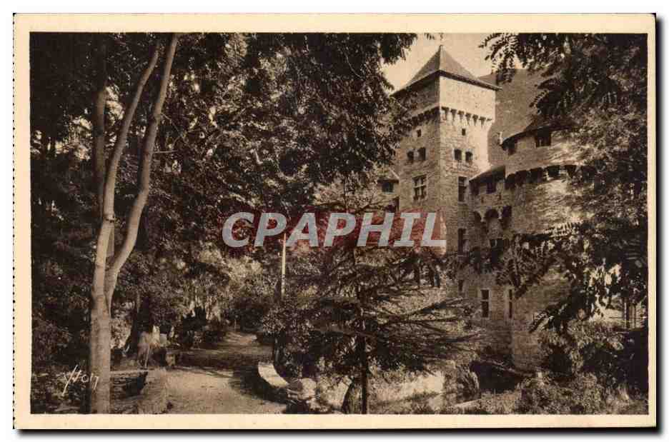 CPA Gorges du Tarn Chateau de la Caze vu de la route 