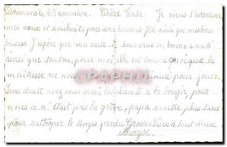 Humour - Illustration - Enfants - Quel age a - t- elle - CPA Dutreix — Verso