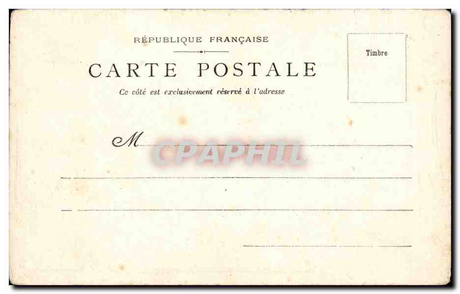 Fetes - Poisson d'Avril - April Fool's Day - ange - angel - CPA  — Rückseite