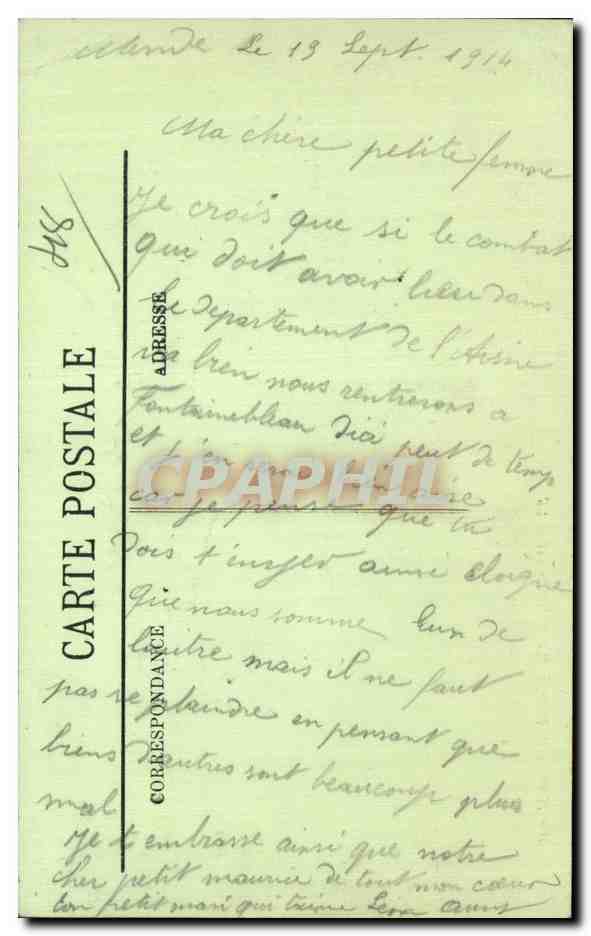 Mende - Vue Generale - Mont Mimat - CPA  — Back