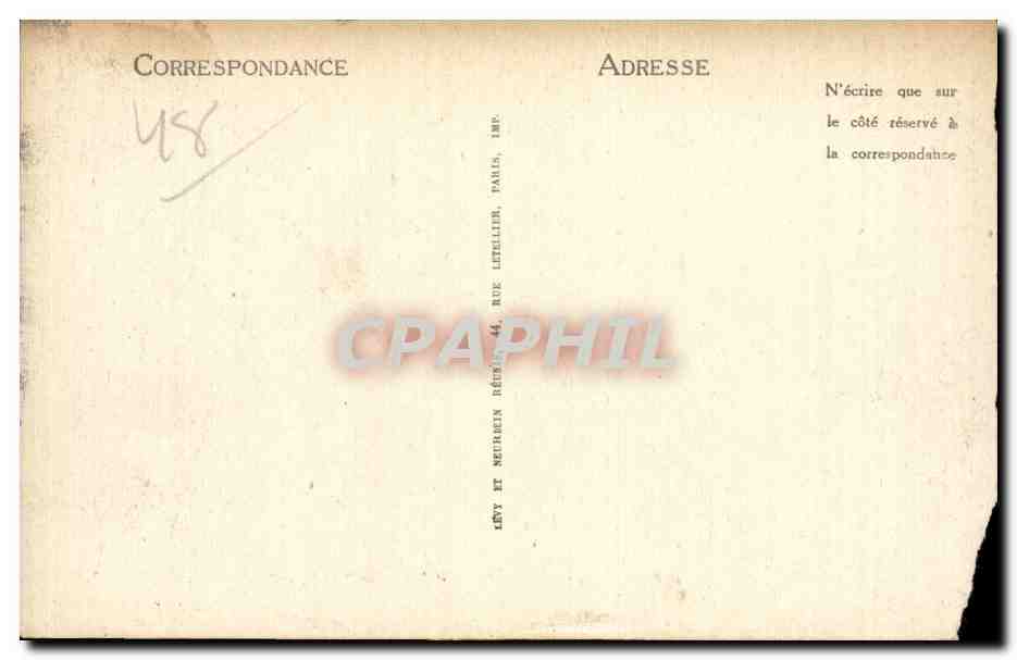 Mende - Allee Piencourt - CPA  — Rückseite