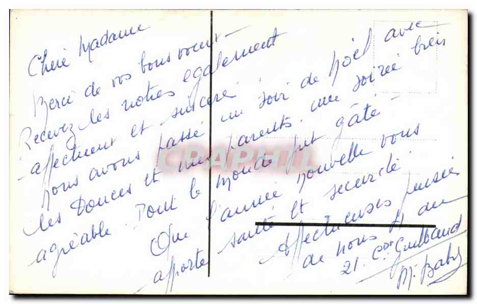 Fantaisie - Enfants - Bonne Annee - CPA  — Rückseite