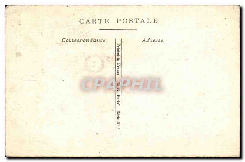 Fantaisie - Enfants - C'est pas malin - chien - dog - CPA  — Rückseite