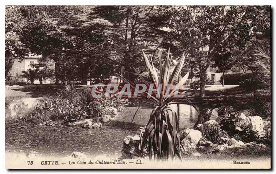 Sete - Cette - Un Coin du Chateau d'Eau - CPA 