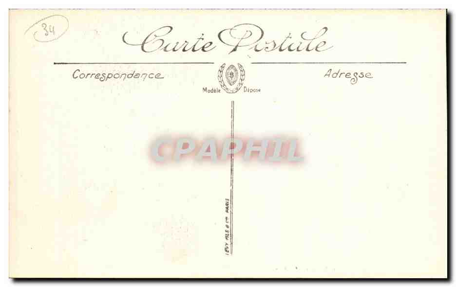 Sete - Cette - Un Coin du Chateau d'Eau - CPA  — Back