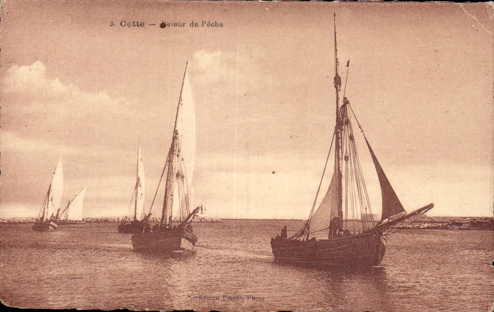 Sete - Cette - Retour de Peche - CPA 