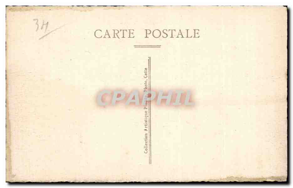 Sete - Cette - Le Port par temps d'orage - CPA  — Back