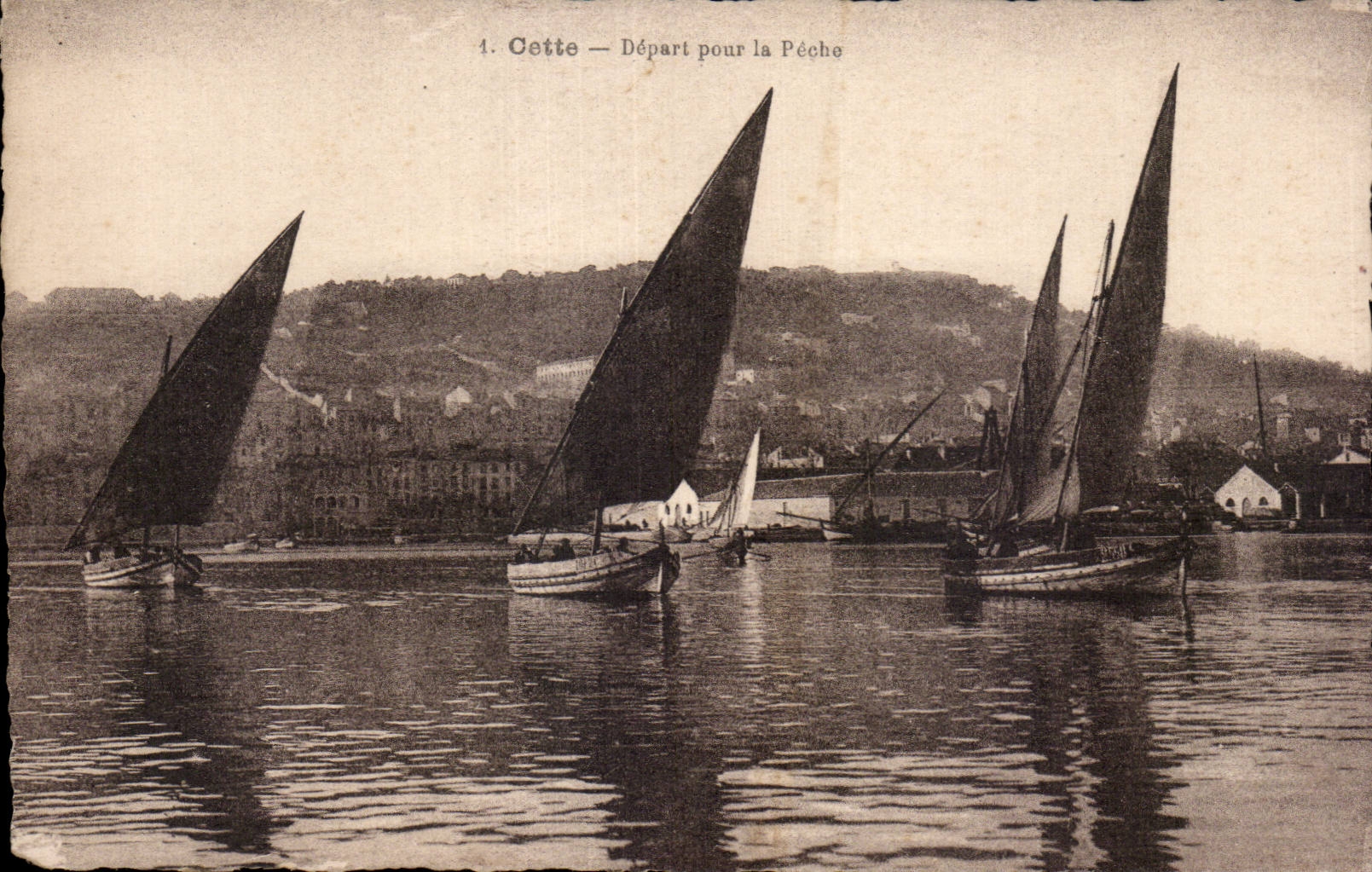 Sete - Cette - Depart pour la Peche - CPA 