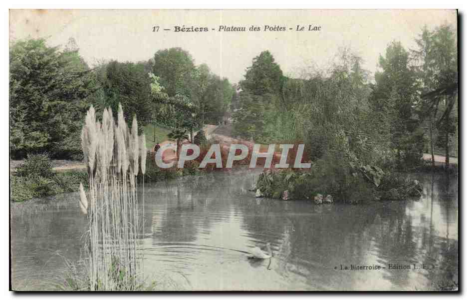 Béziers - Plateau des Poètes - Le Lac — La Biterroise, Édition 1. F.