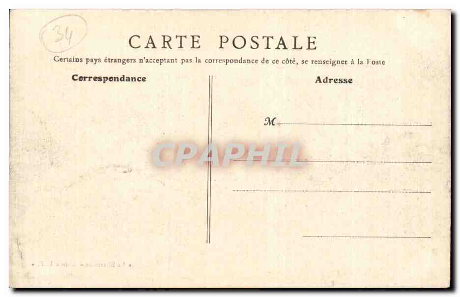 Béziers - Plateau des Poètes - Le Lac — La Biterroise, Édition 1. F. — Back