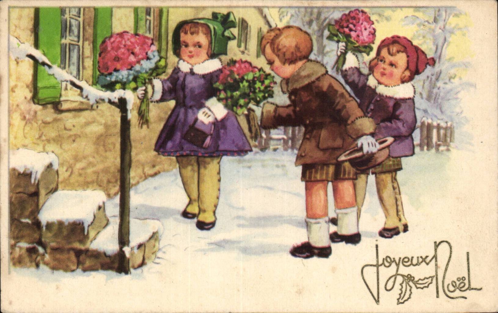Fetes - Noel - Christmas - Enfants - CPA 