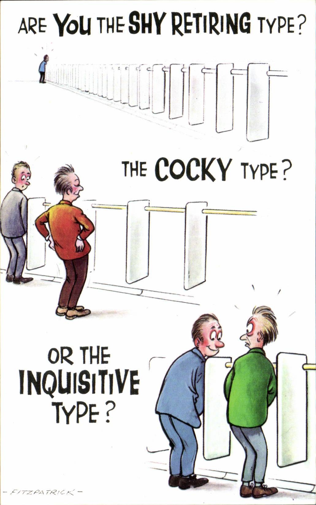 Humour - Illustration - Are you the cocky type? - CPA 