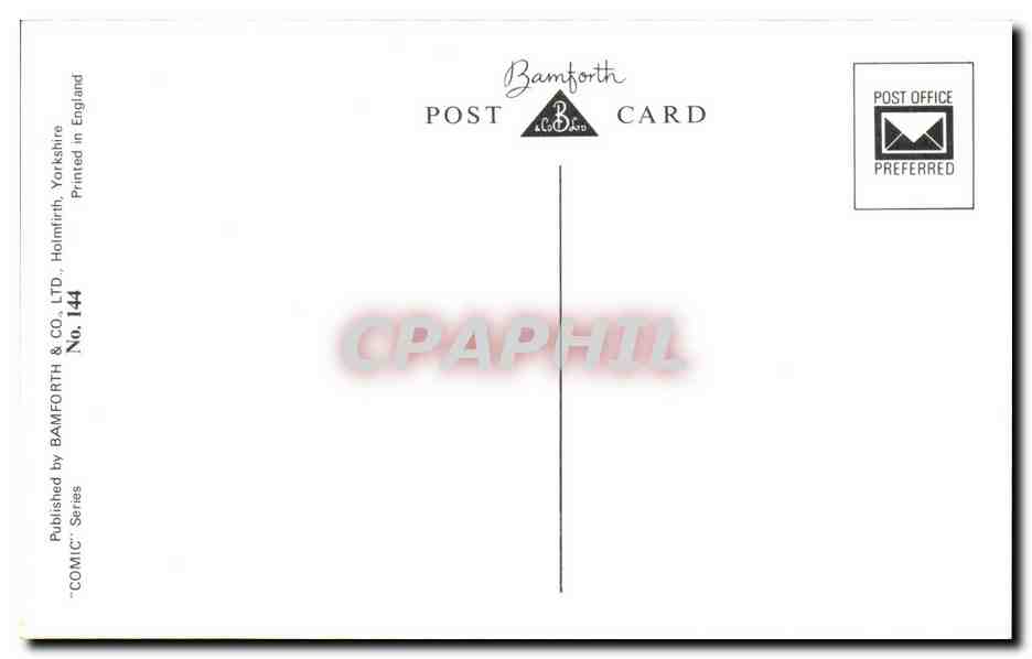 Humour - Illustration - Nudist Camp - CPA  — Verso