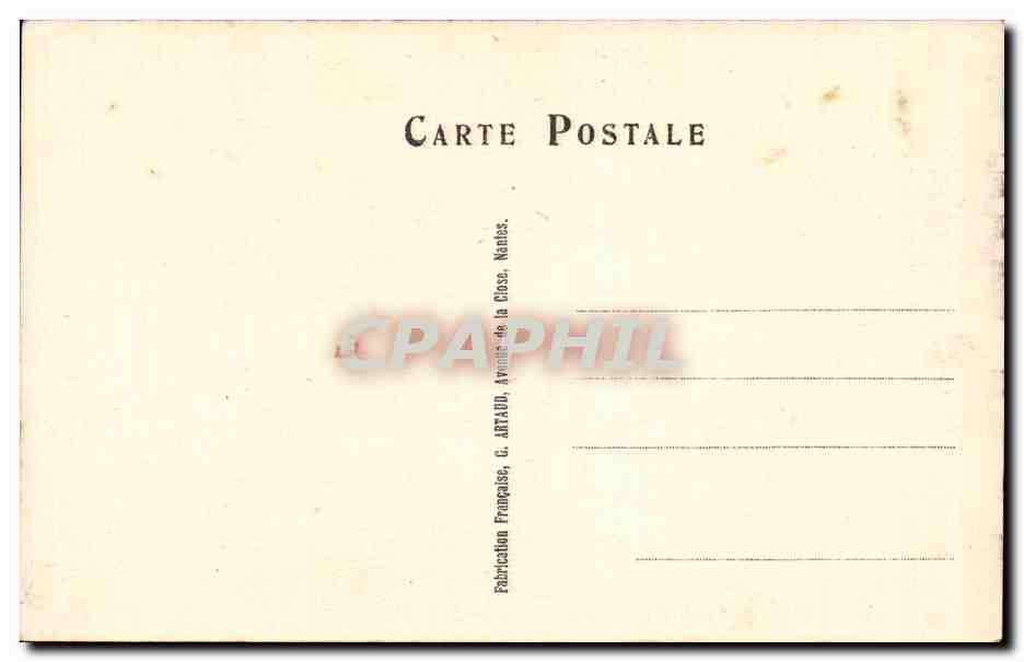 Bredouille — La Ménagère et le Chasseur — G. Artaud, n°418 — Verso