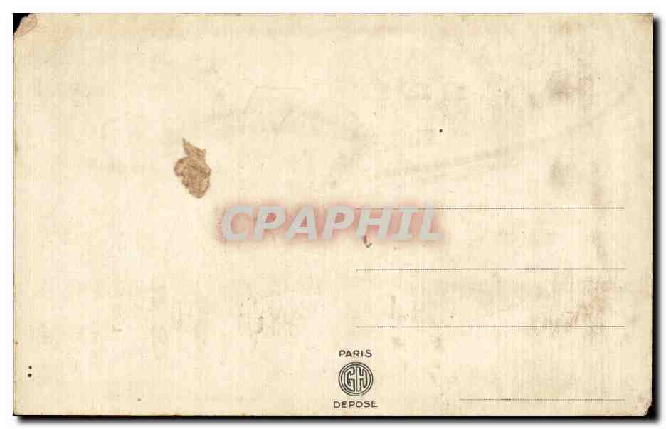 CPA Fantaisie L'art menager  — Rückseite