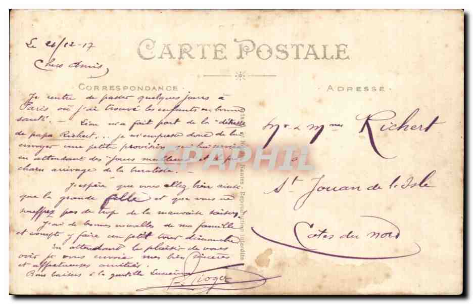 CPA Fantaisie Humour Crise d'appendicite Docteur Illustrateur — Verso