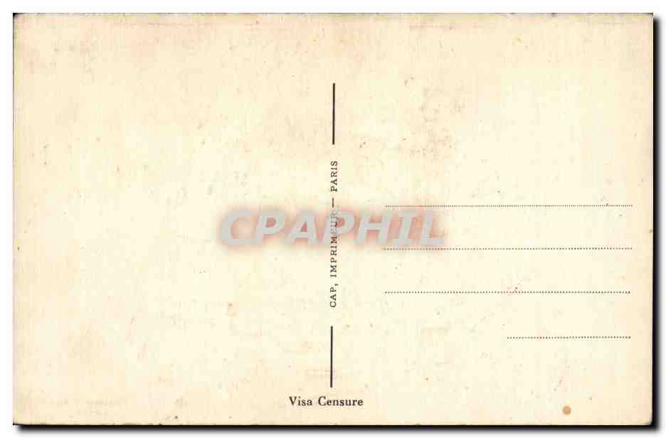 CPA Fantaisie Humour Les communiques Militaria  — Rückseite