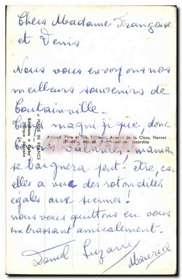 CPA Fantaisie Humour Femme forte Jumelles marines — Reverso