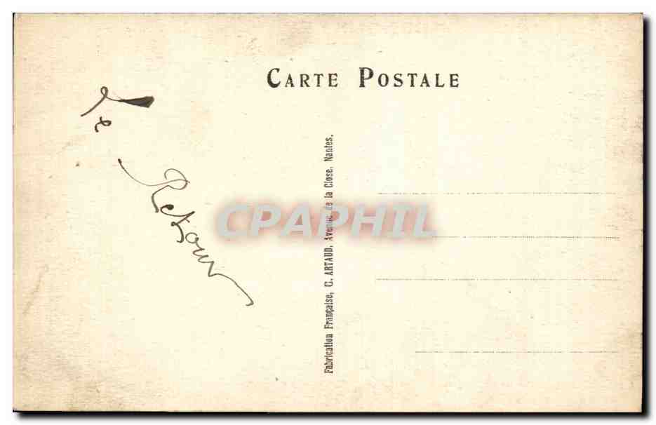 Bredouille — La Ménagère et le Chasseur — Édition G. Artaud, Nantes — Reverso