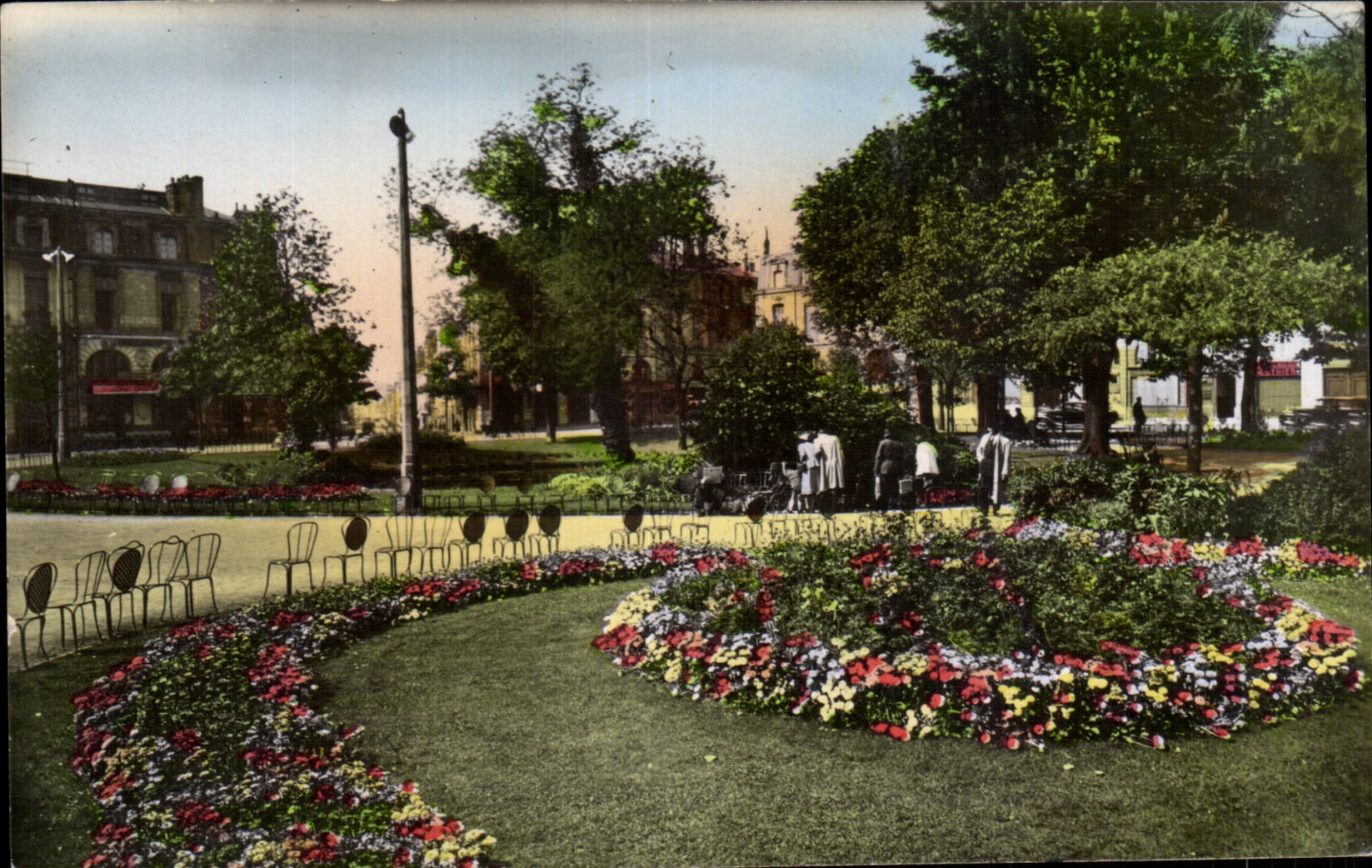Bordeaux - Les Jardins de la Place Gambetta - CPA 