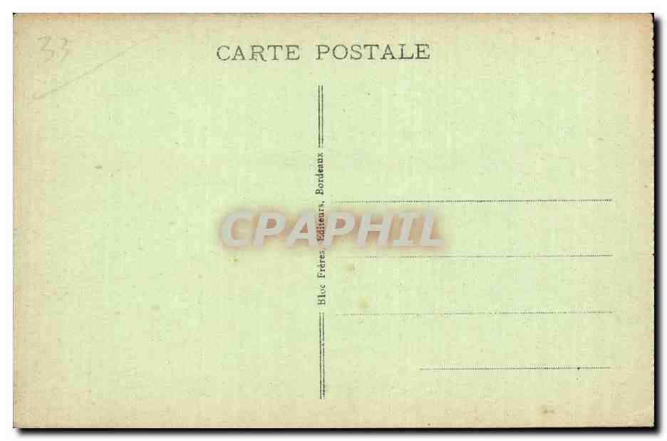 Bordeaux - Les Allees de Tourny - CPA  — Verso