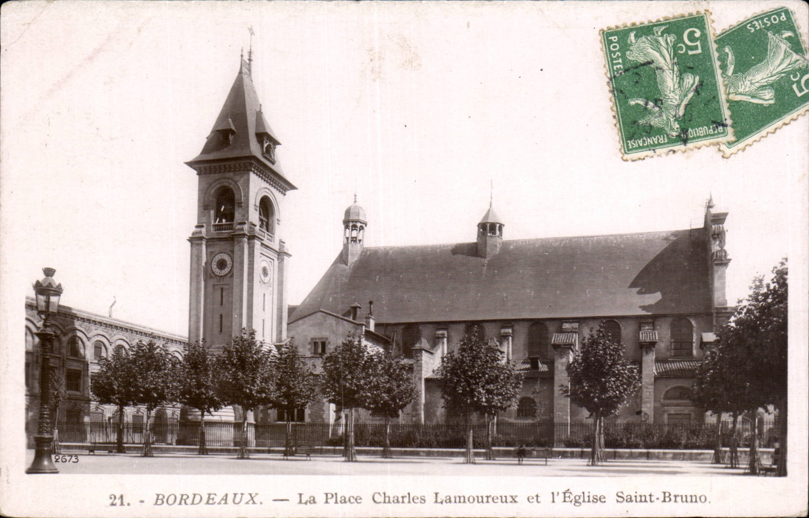 Bordeaux - L'Eglise Saint Bruno - CPA 