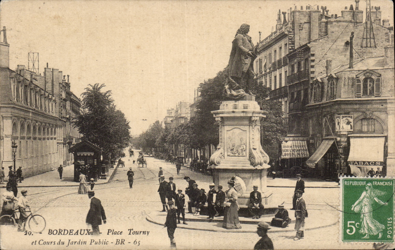 Bordeaux - Place Tourny et Cours du Jardin Public - BR-65