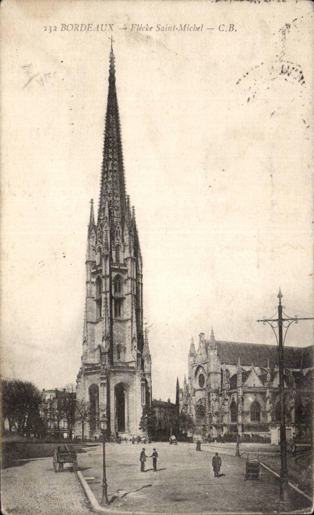 Bordeaux - Fleche Saint Michel - CPA 