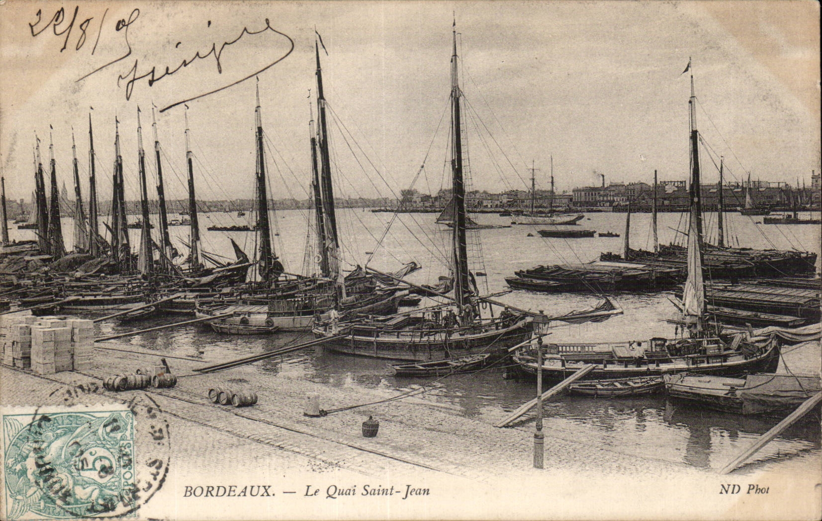 Bordeaux - Le Quai Saint Jean - CPA 
