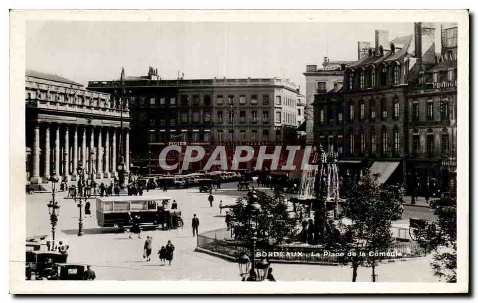 Bordeaux - Place de la Comedie - CPA 