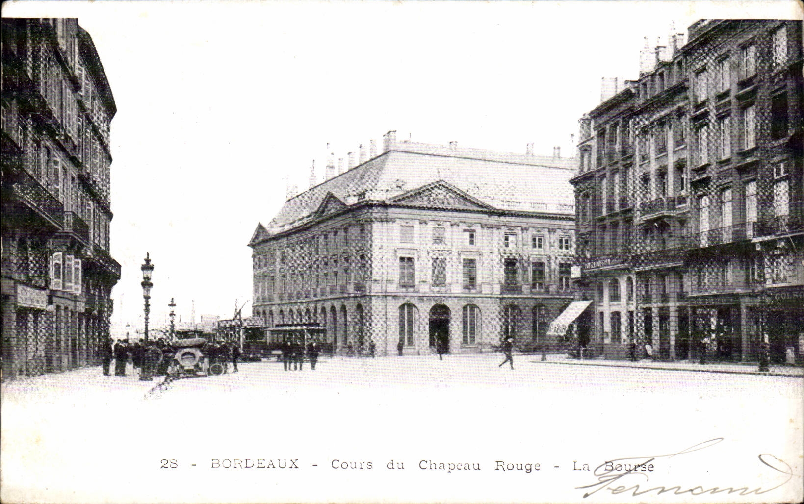 Bordeaux - Cours du Chapeau Rouge - CPA 