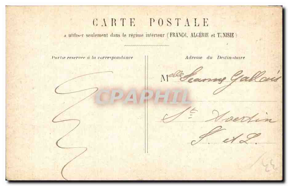 Bordeaux - Cours du Chapeau Rouge - CPA  — Verso