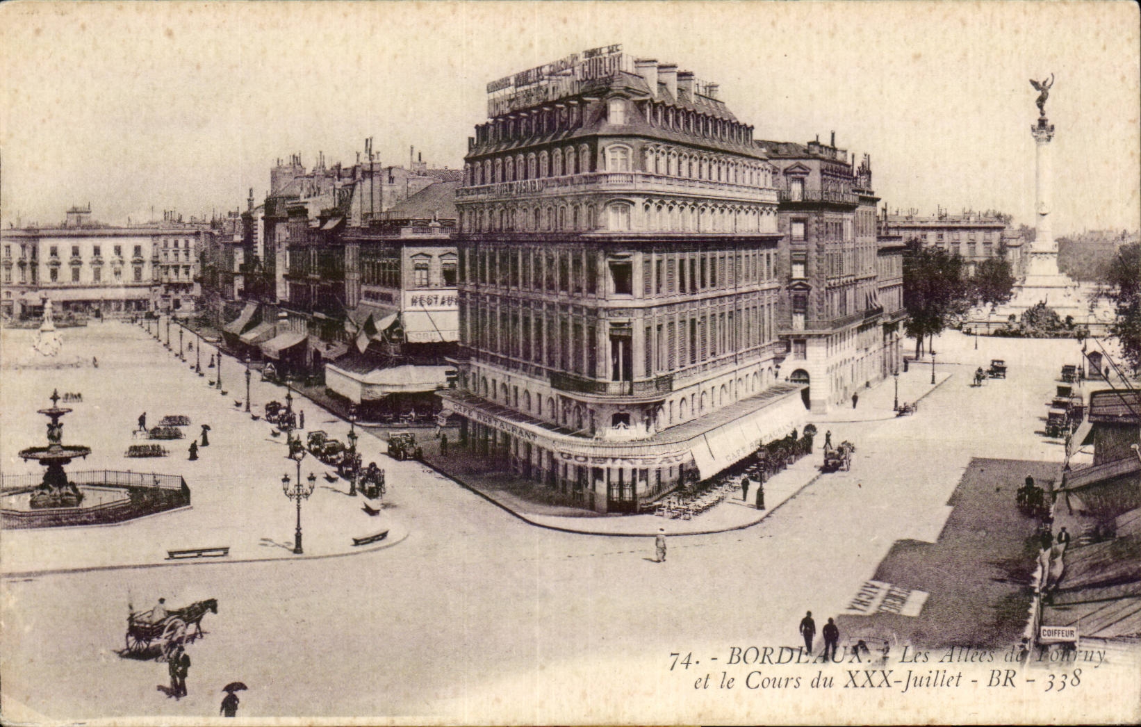 Bordeaux - Le Cours du XXX Juillet - Les Allees de Touny - CPA 
